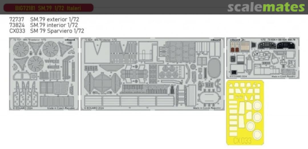 Boxart SM.79 ITALERI BIG72181 Eduard