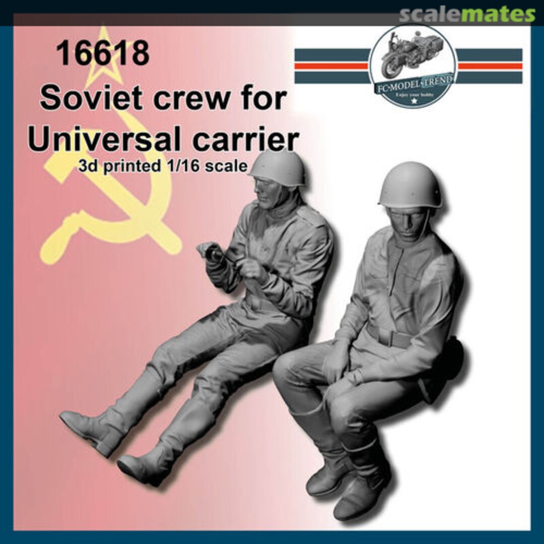 Boxart Soviet crew for Universal carrier (1:16) 16618 FC Model Trend