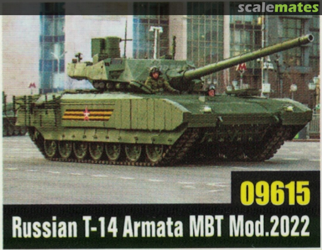 Boxart Russian T-14 Armata MBT 09615 Trumpeter