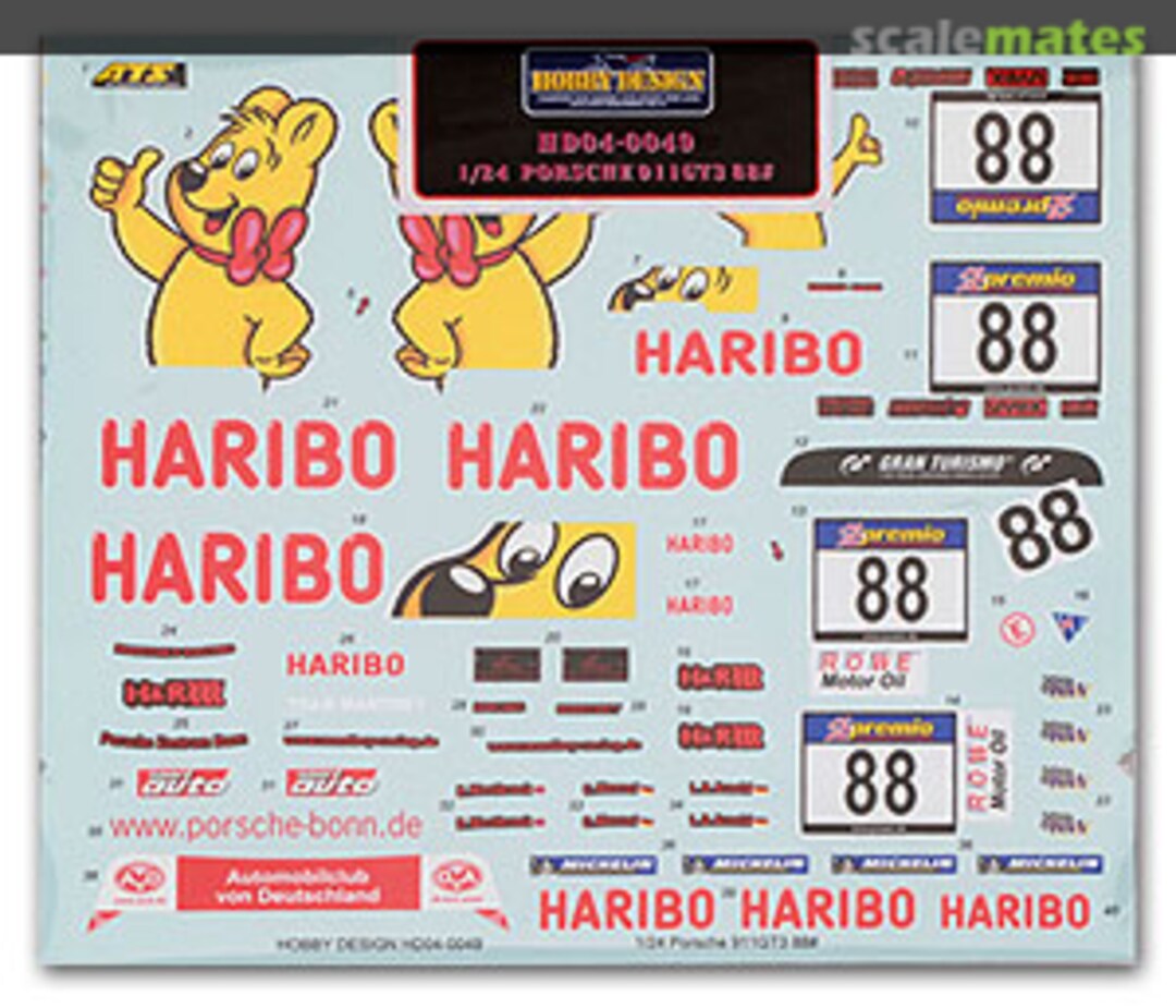 Boxart Porsche 911 GT3 88# HD04-0049 Hobby Design