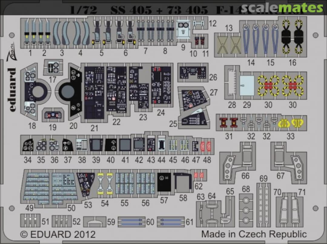 Boxart F-14A Tomcat - Interior SS405 Eduard