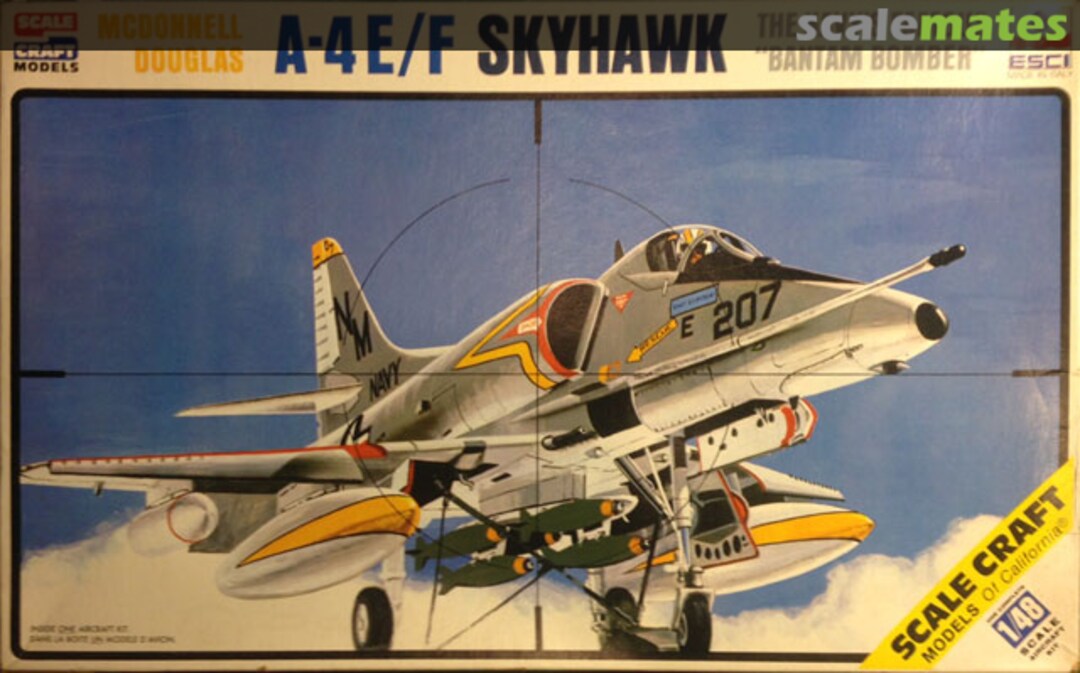 Boxart Douglas A-4E/F Skyhawk SC-4021 ESCI/Scale Craft