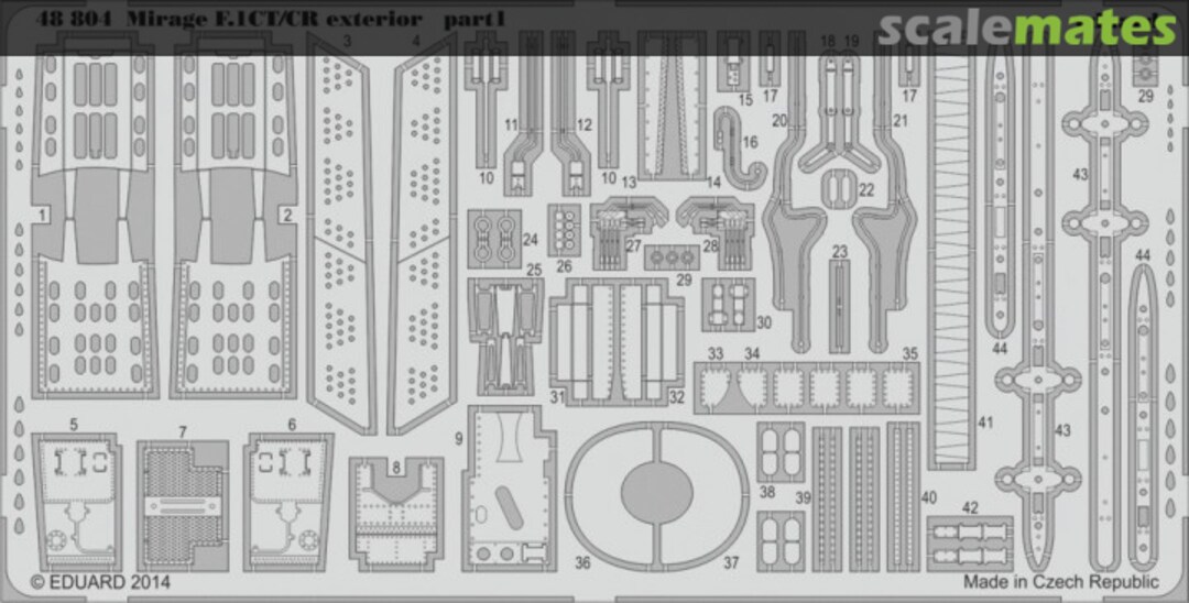 Boxart Mirage F.1CT/ CR exterior 48804 Eduard