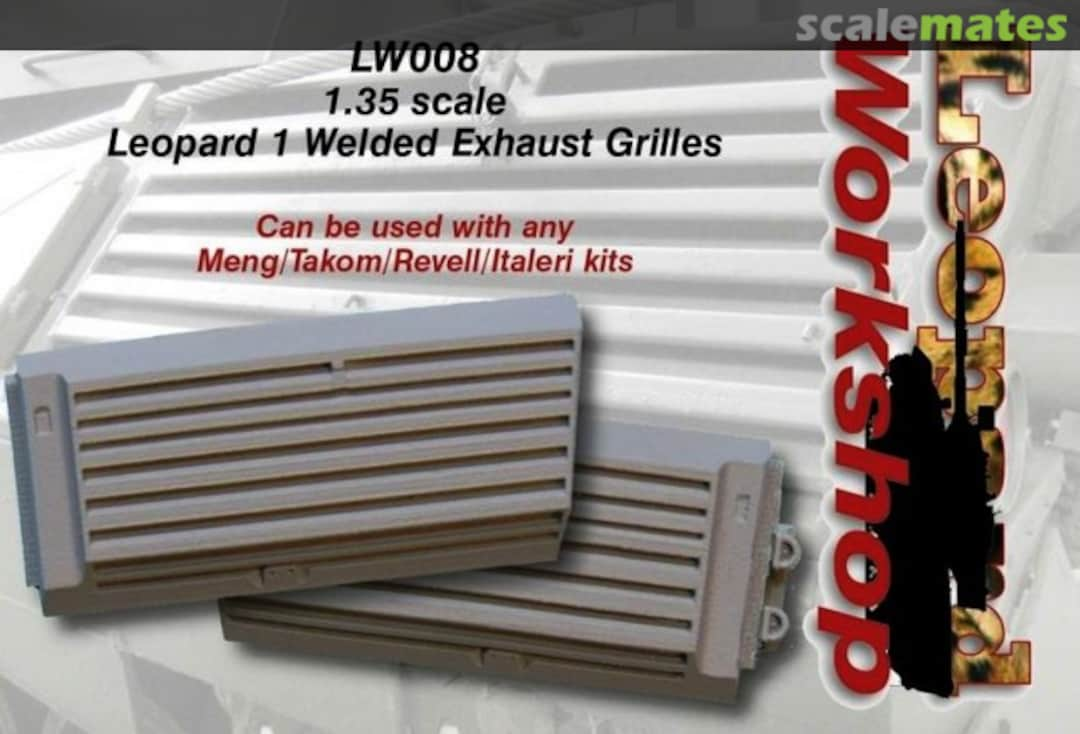 Boxart Leopard 1 Welded Exhaust Grilles LW008 Leopard Workshop