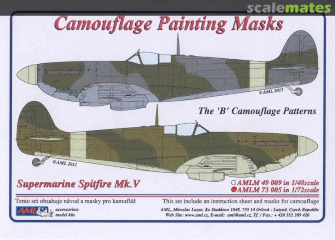 Boxart Supermarine Spitfire Mk.V AMLM73005 AML