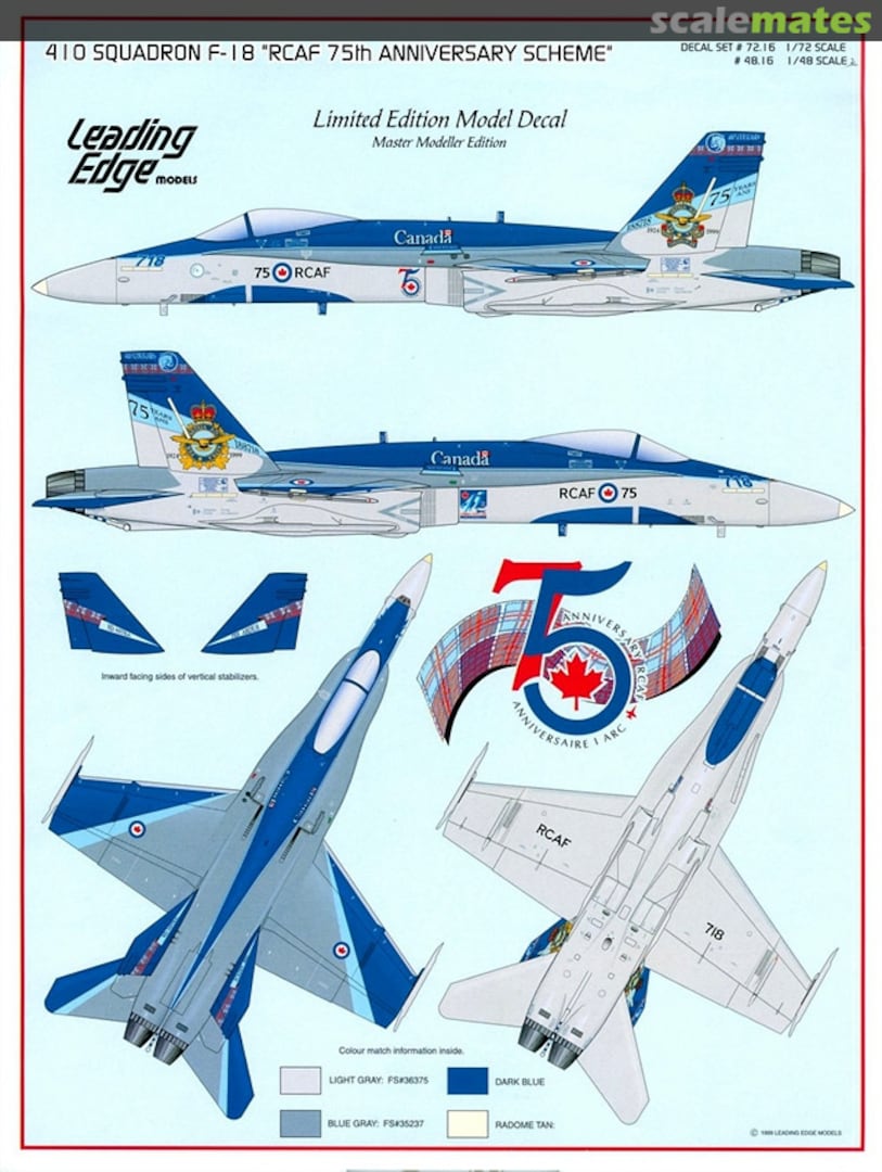 Boxart 410 Squadron F-18 48.16 Leading Edge