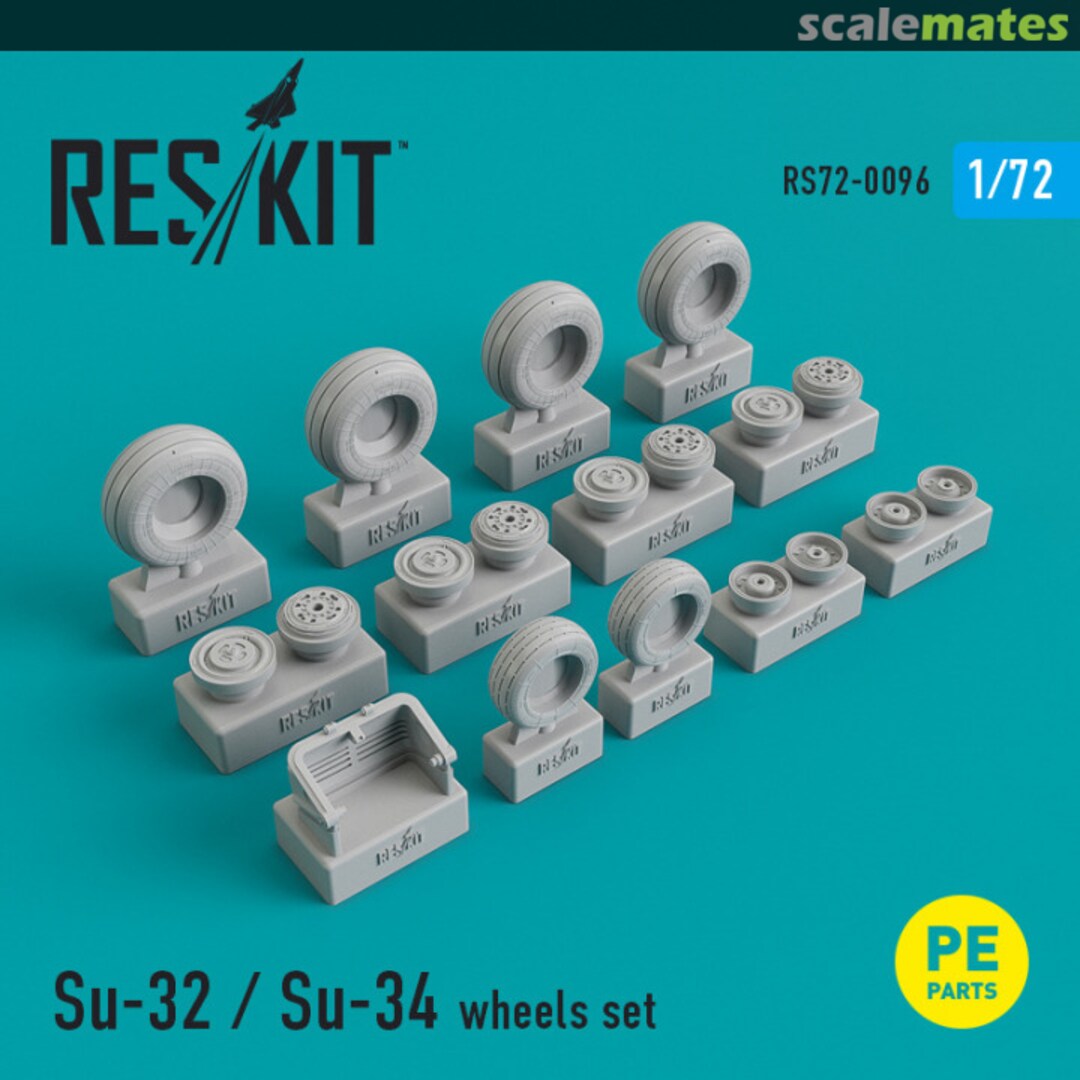 Boxart Su-32/Su-34 Wheels Set RS72-0096 ResKit