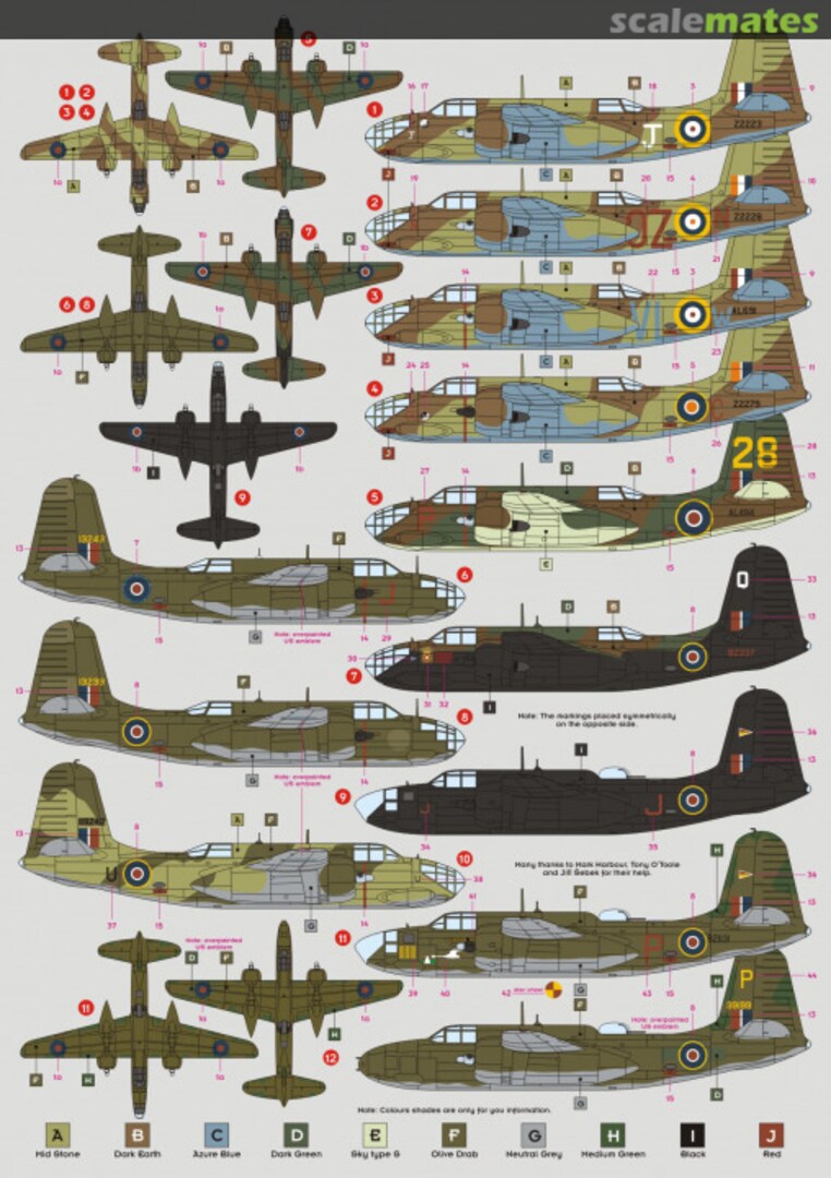 Boxart Boston Mk.III/IV 72064 DK Decals