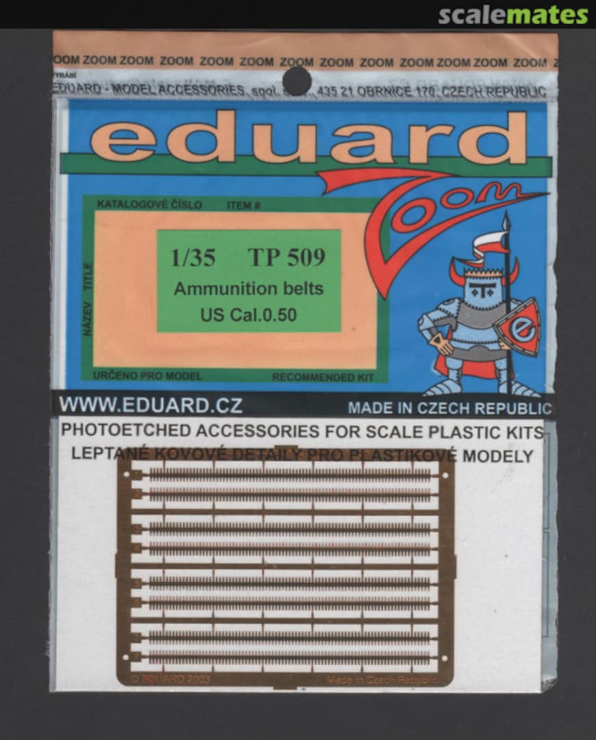 Boxart Ammunition Belts US Cal.0.50 TP509 Eduard