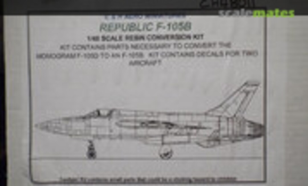 Republic F-105B (C&amp;H Aero Miniatures CH48011)