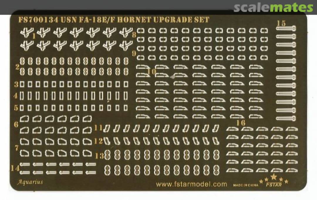 Boxart F/A-18E/F Hornet Upgrade Set FS700134 Five Star Model