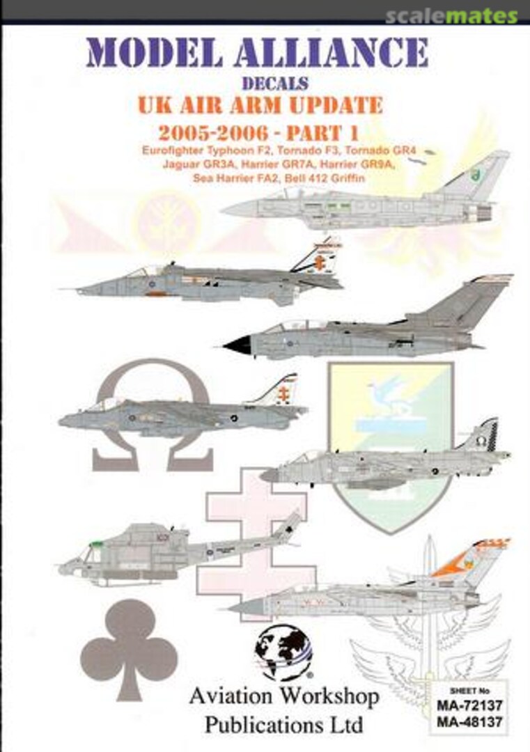 Boxart UK Air Arm update MA-72137 Model Alliance