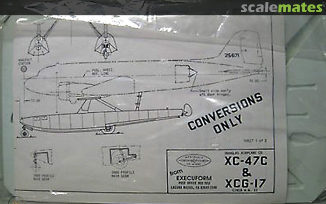 Boxart Douglas XC-47C & XCG-17  Execuform