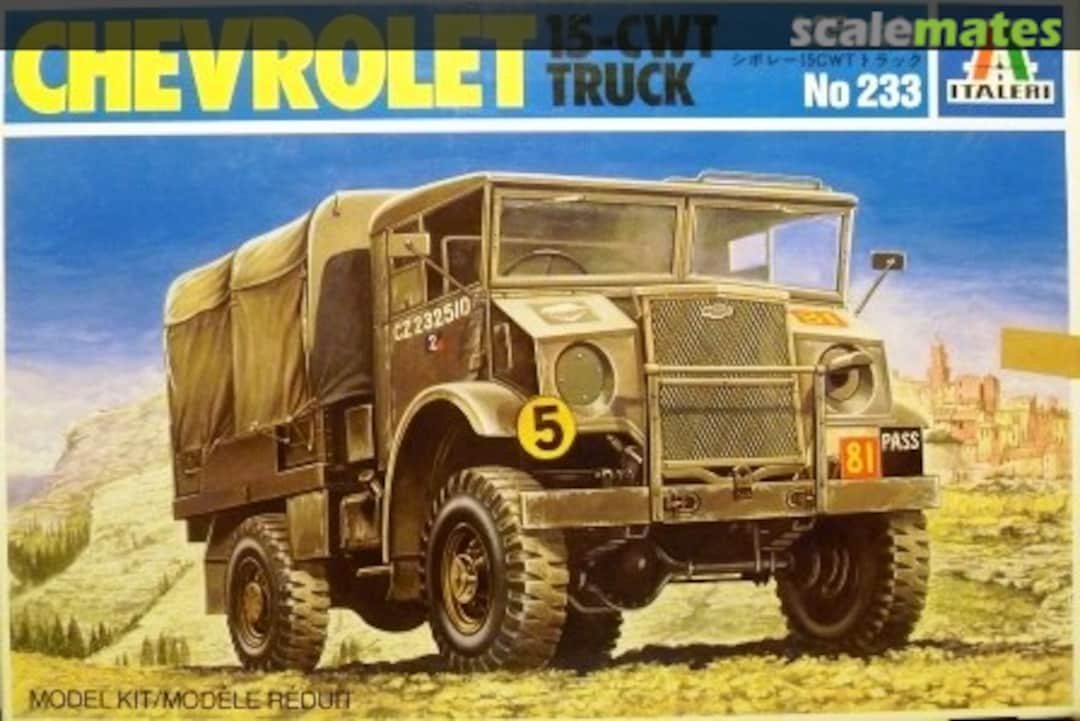 Boxart Chevrolet 15-CWT Truck 233 Italeri