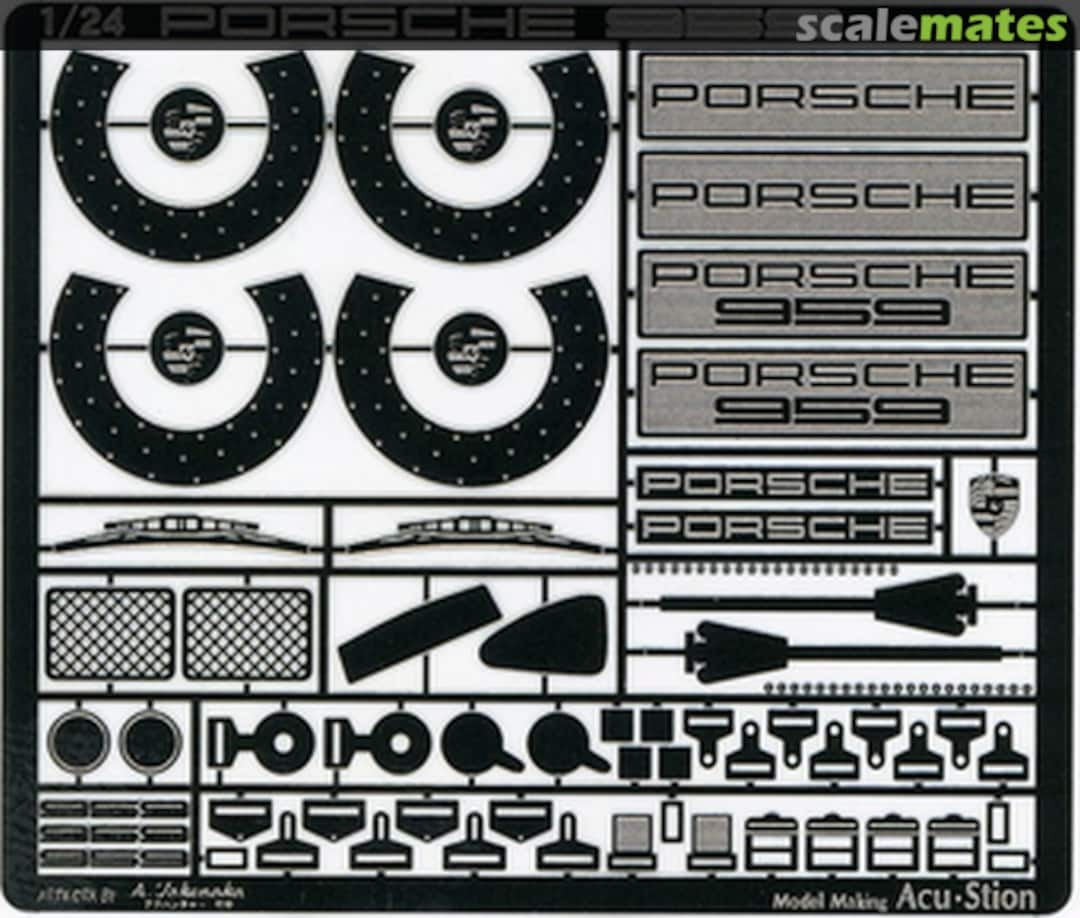 Boxart Porsche 959 Mechanical parts Set ATS-7771 Acu-Stion