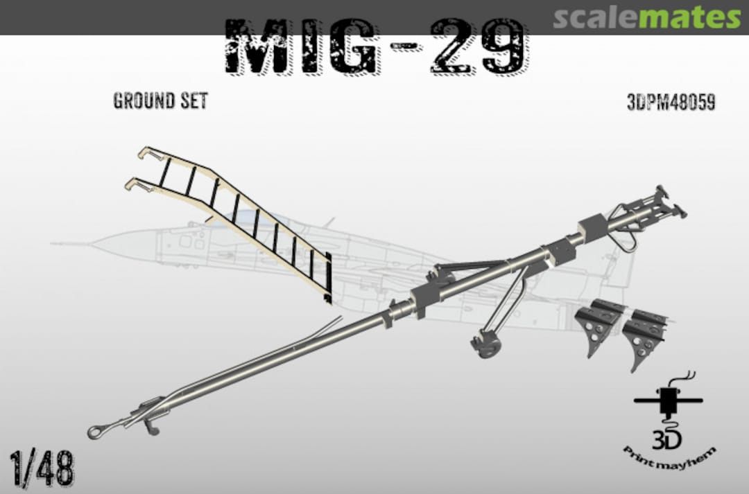 Boxart Ground set for Mig-29 3DPM48059 3D Print Mayhem