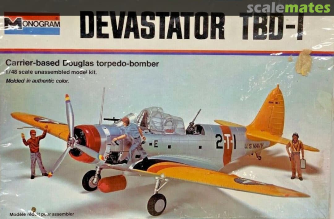 Boxart Douglas Devastator TBD-1 7575 Monogram