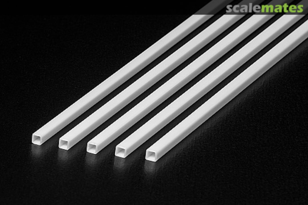 Boxart Plastic Beams 3mm Square Tube (5 Pcs.) 70261 Tamiya