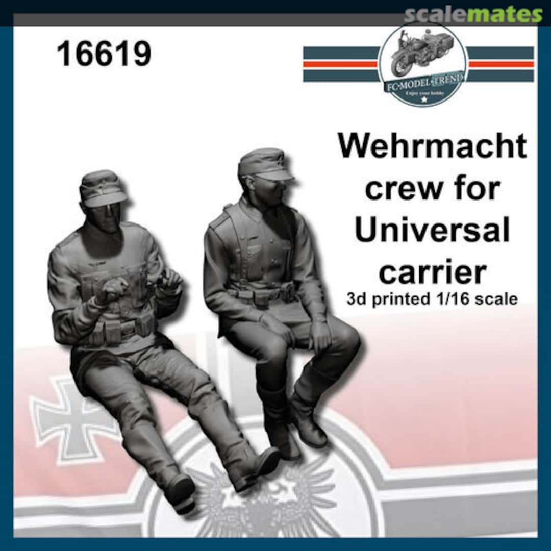 Boxart Wehrmacht crew for Universal carrier (1:16) 16619 FC Model Trend