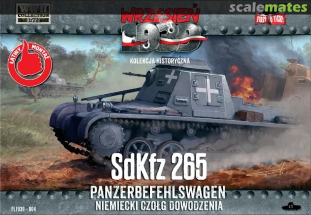 Boxart Sd.Kfz. 265 Panzerbefehlswagen PL1939-004 First to Fight