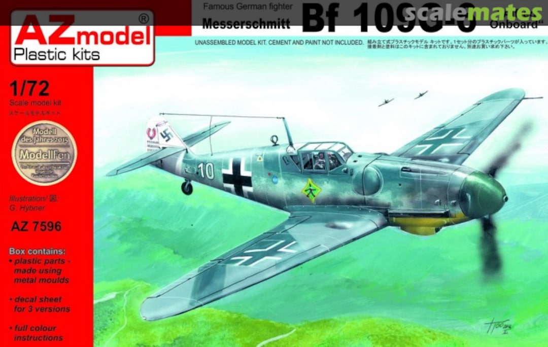 Boxart Messerschmitt Bf-109G-6 AZ 7596 AZmodel