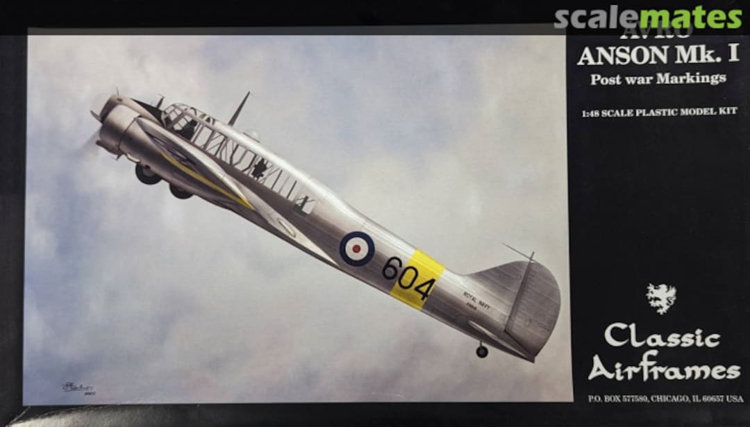 Boxart Avro Anson Mk.1 Post-War Markings 4121 Classic Airframes