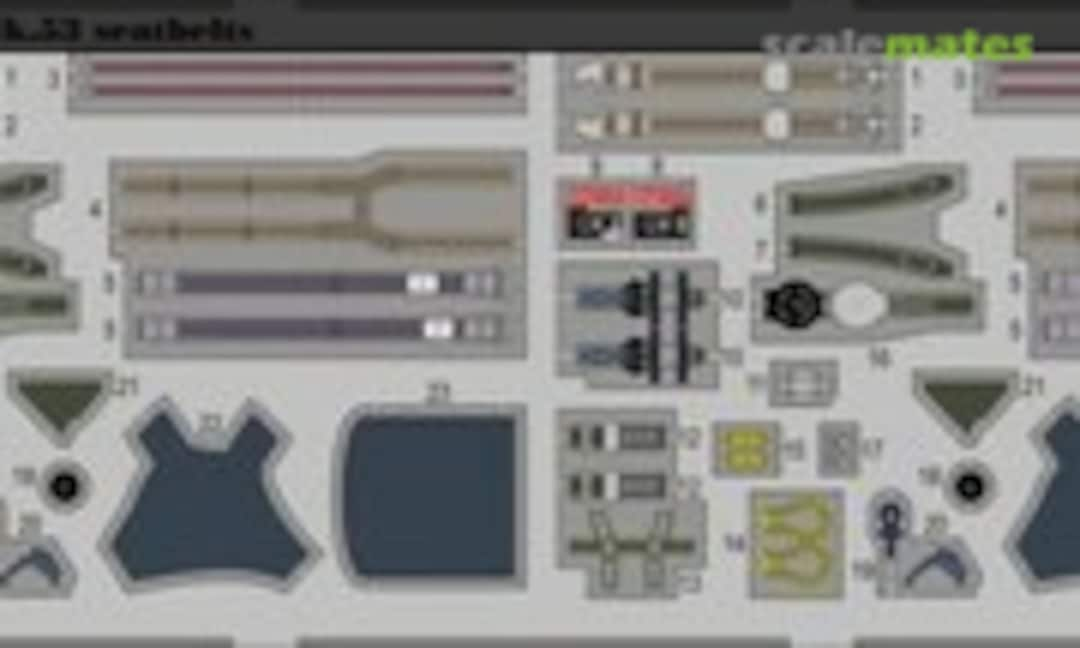 1:32 Hawk T1 Mk.53 seatbelts (Eduard 32695)