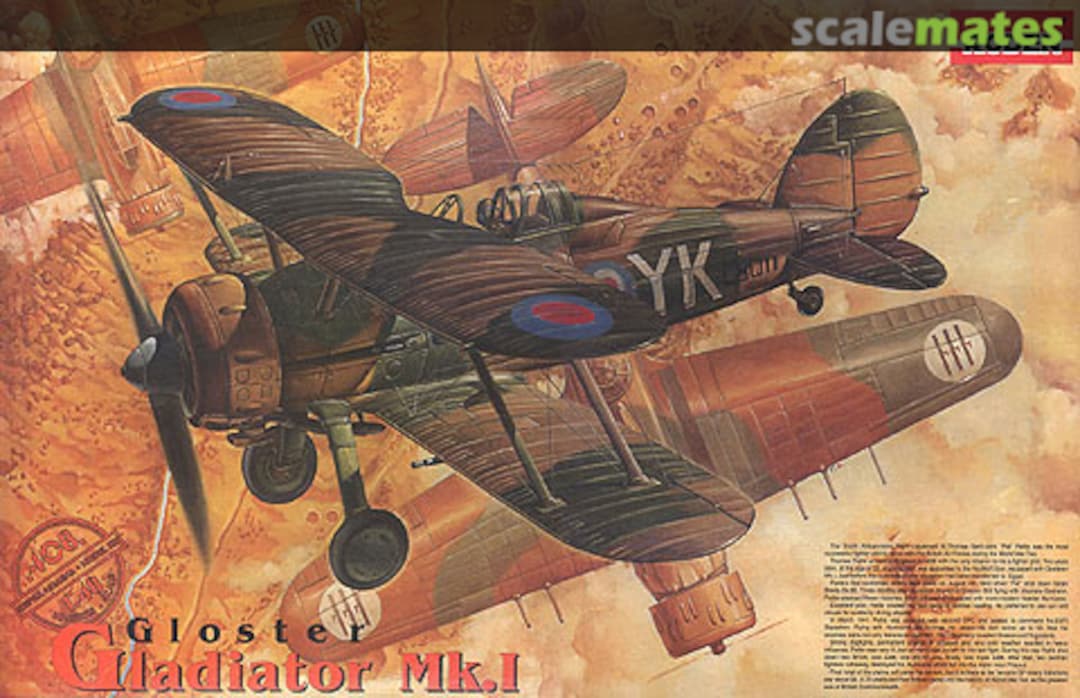 Boxart Gloster Gladiator Mk.l 408 Roden