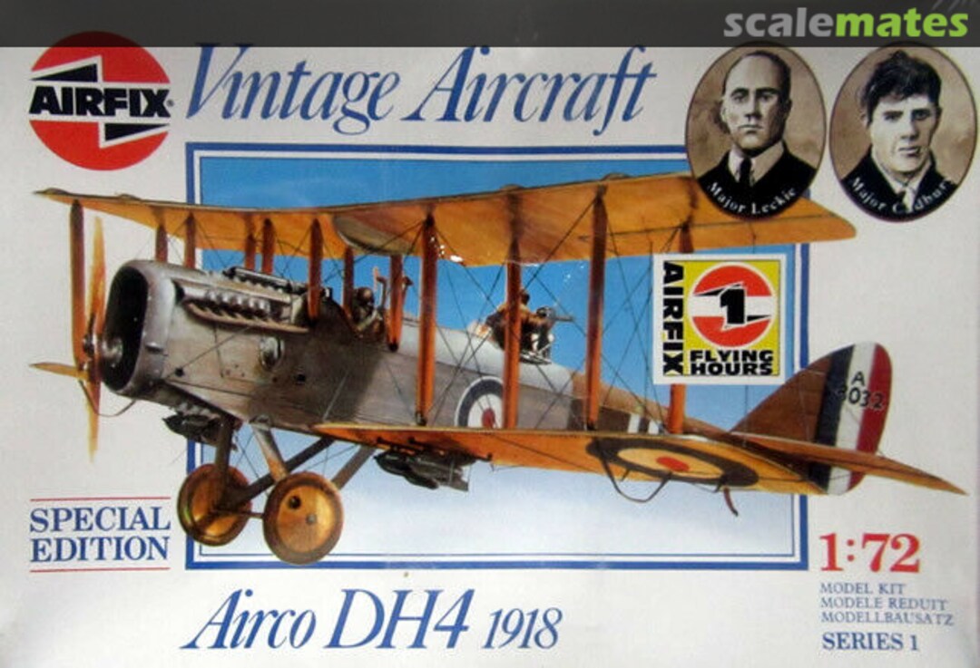 Boxart Airco DH4 1918 01079 Airfix