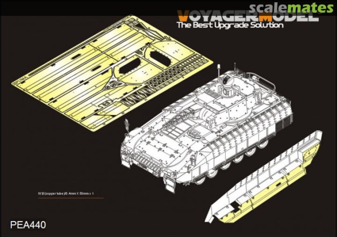 Boxart Modern German Schutzenpanzer PUMA track covers PEA440 Voyager Model