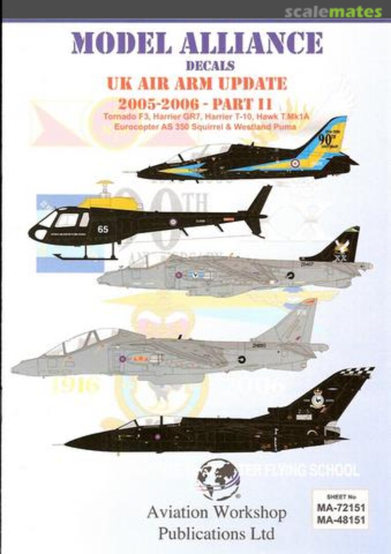 Boxart UK Air Arm Update MA-72151 Model Alliance