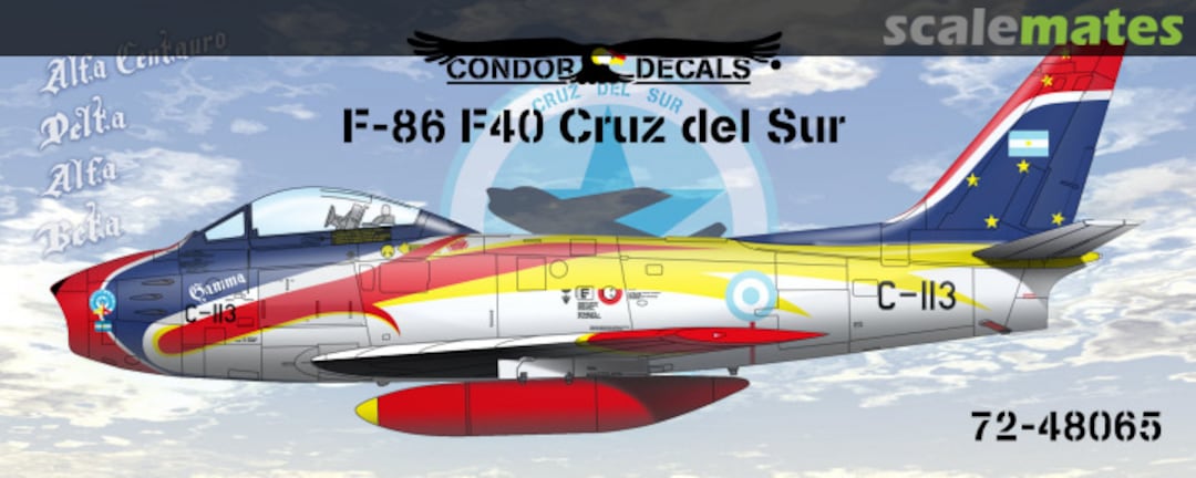 Boxart ESCUADRILLA ACROBÁTICA CRUZ DEL SUR 72065 Condor Decals