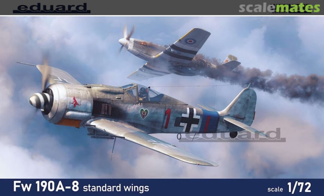 Boxart Fw 190A-8 standard wings 7463 Eduard