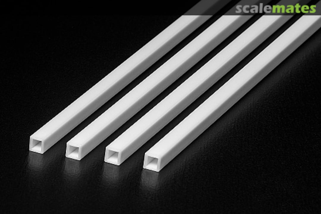 Boxart Plastic Beams 5mm Square Tube (4 Pcs.) 70262 Tamiya