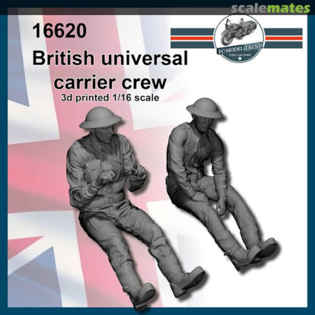 Boxart British crew for Universal carrier (1:16) 16620 FC Model Trend