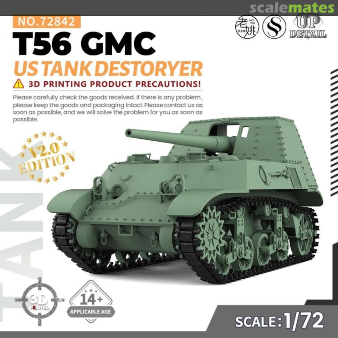 Boxart US T56 GMC Tank Destoryer  SS72842  SSMODEL