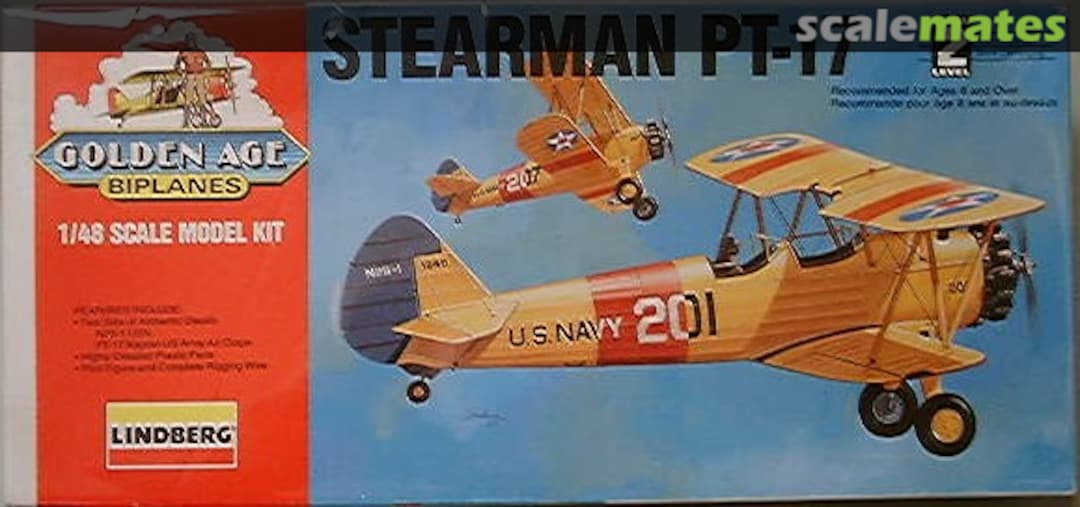 Boxart Stearman PT-17 72582 Lindberg