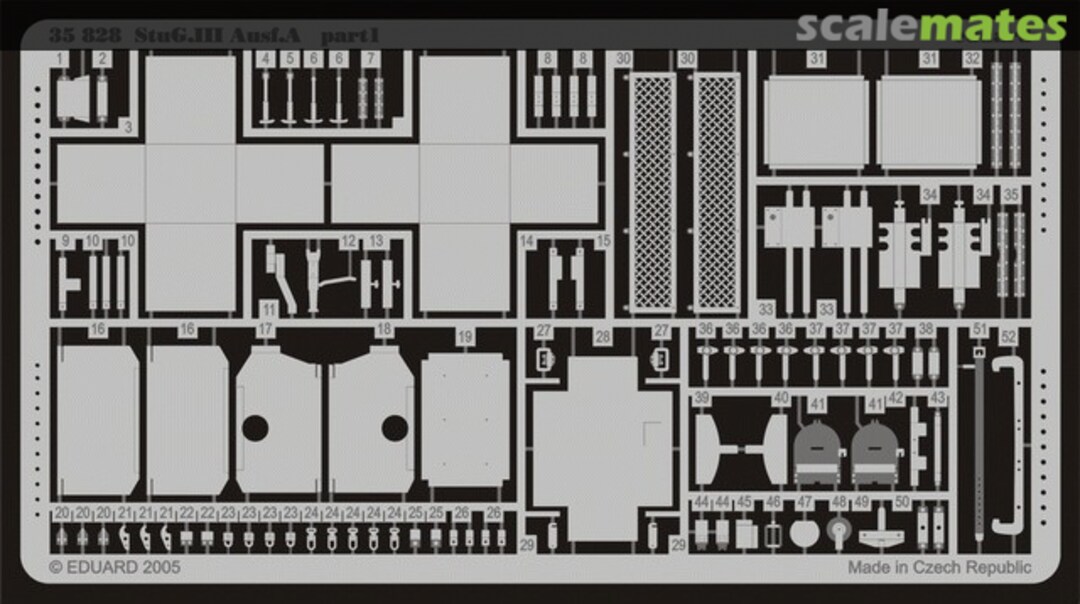 Boxart StuG.III Ausf. A 35828 Eduard