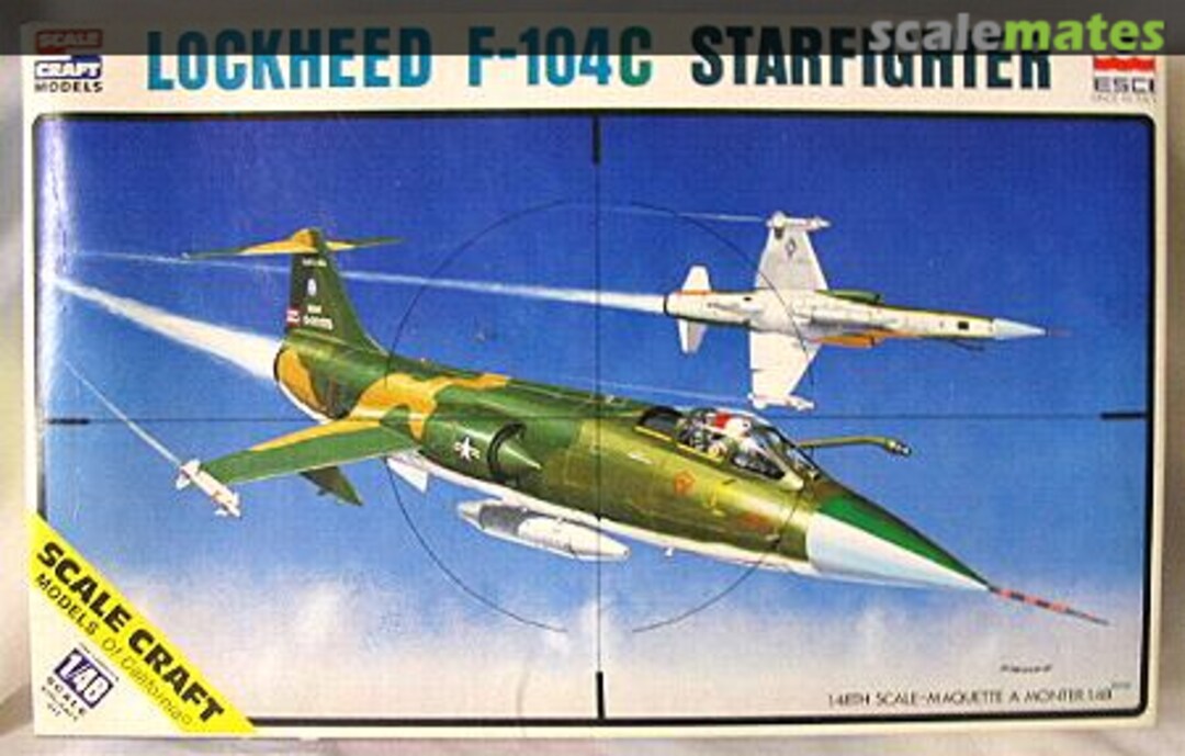 Boxart Lockheed F-104C Starfighter 4013 ESCI/Scale Craft