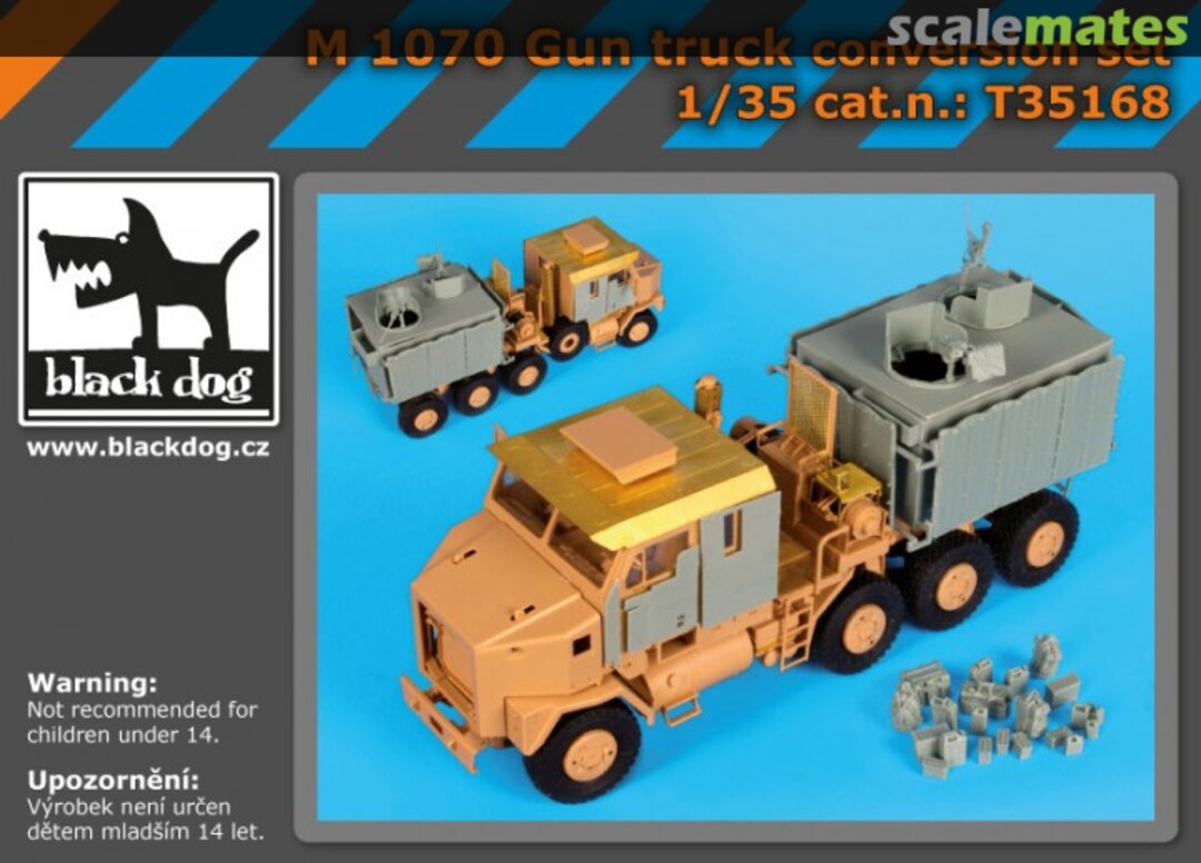 Boxart M 1070 Gun truck conversion set T35168 Black Dog