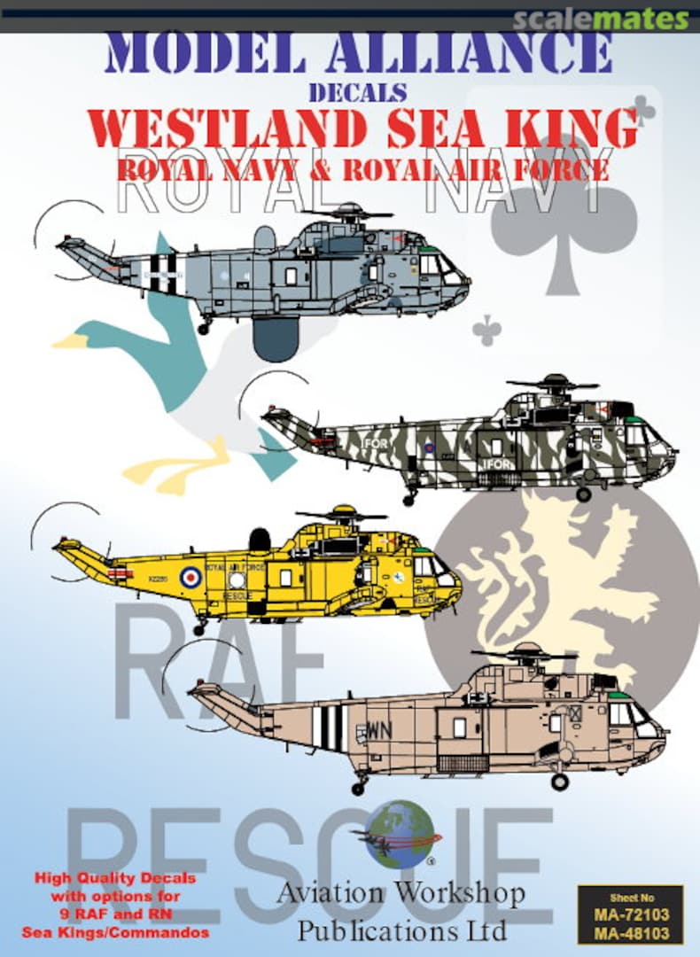 Boxart Westland Sea King MA-72103 Model Alliance