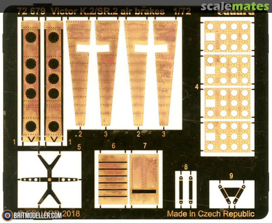 Boxart Victor K.2/SR.2 airbrakes 72679 Eduard