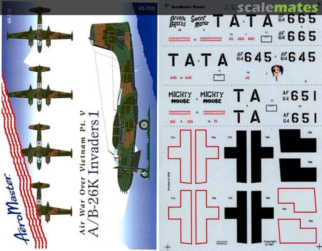 Boxart A/B-26K Invaders 1 48-338 AeroMaster