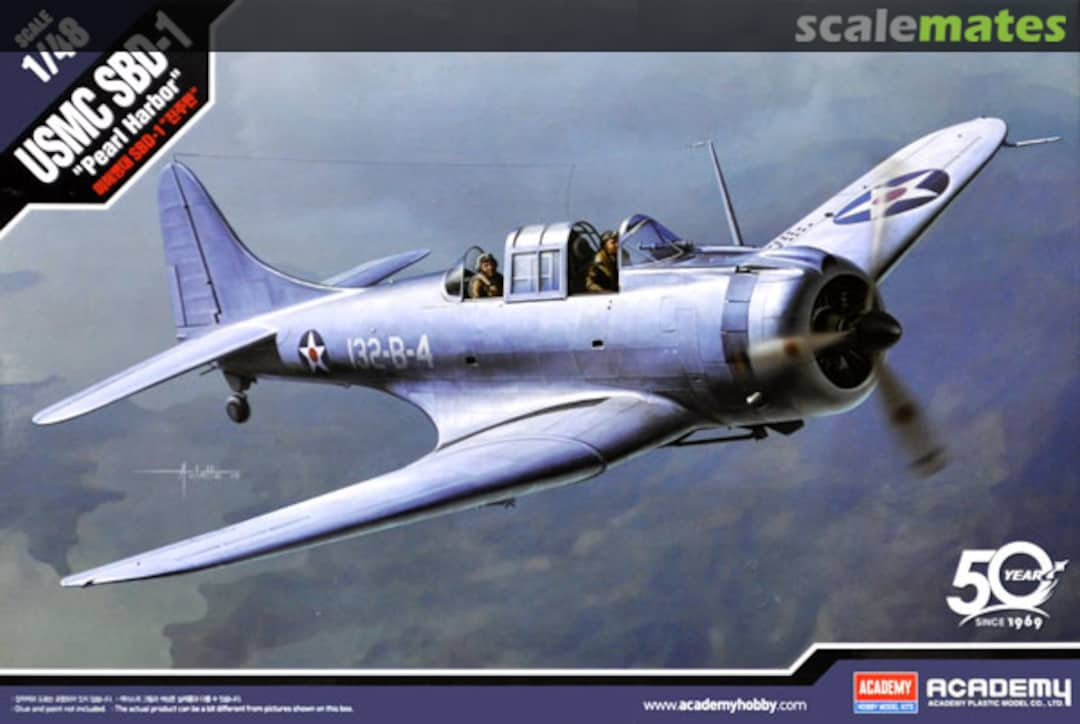 Boxart USMC SBD-1 "Pearl Harbor" 12331 Academy