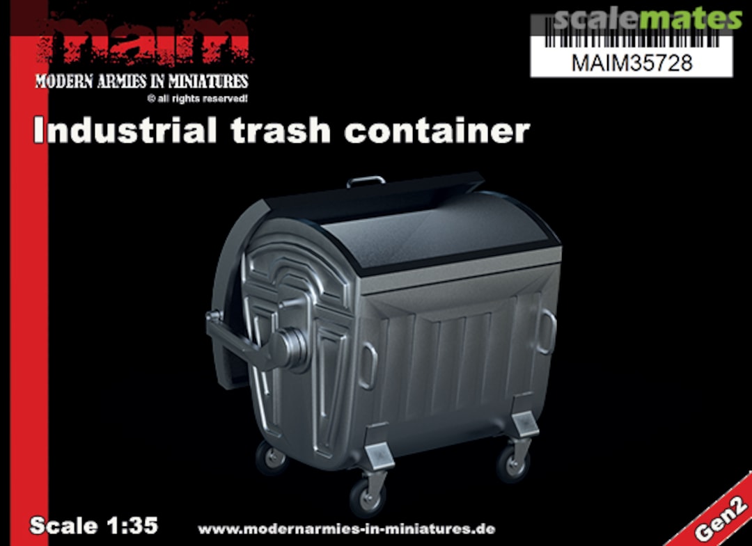 Boxart Industrial trash container MAIM35728 MAiM