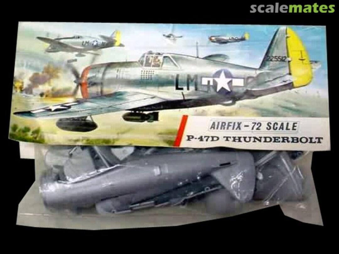 Boxart P-47D Thunderbolt 125 Airfix