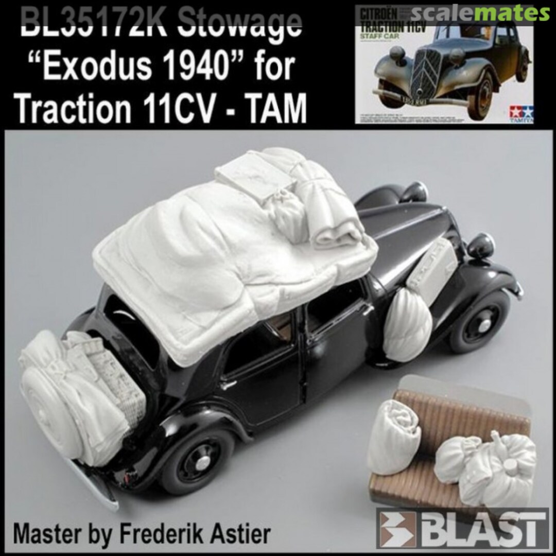 Boxart PAQUETAGES POUR CITROEN 11CV TRACTION BL35172K Blast Models