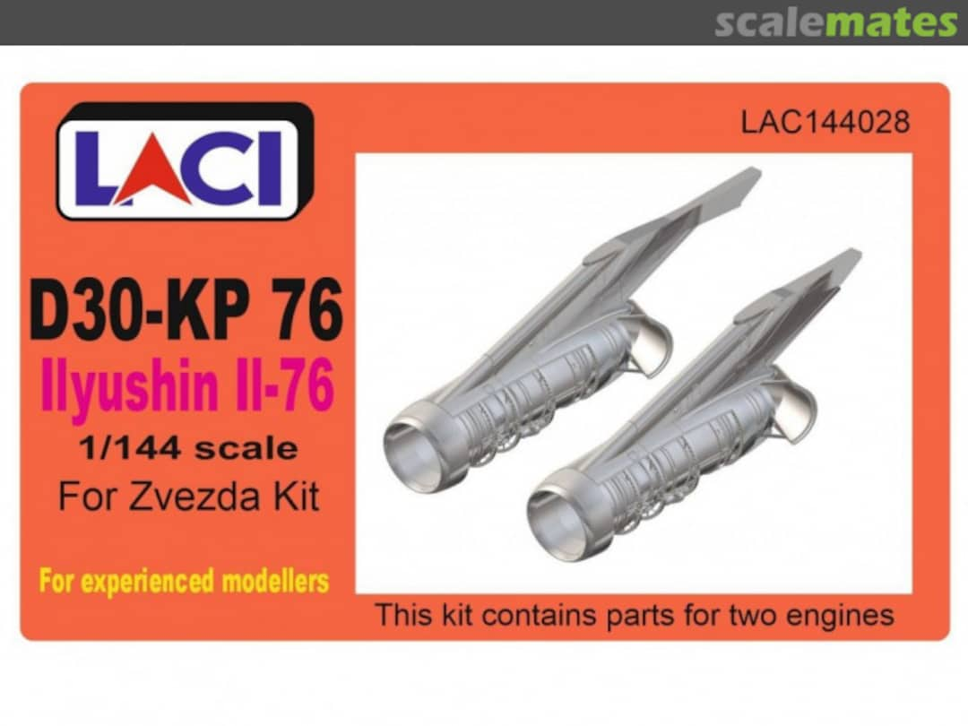 Boxart D30-KP 76 for Il-76M LAC144028 LACI