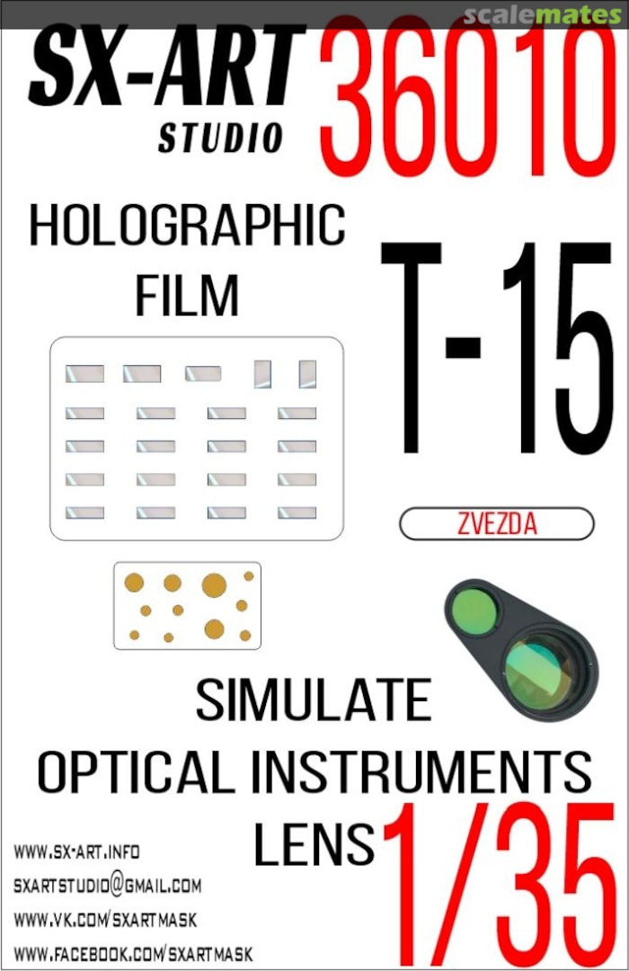 Boxart T-15 holographic film, clear 36010 SX-Art