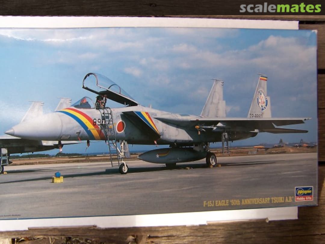 Boxart F-15J Eagle `50th Anniversary Tsuiki A.B.´ 51586 Hasegawa